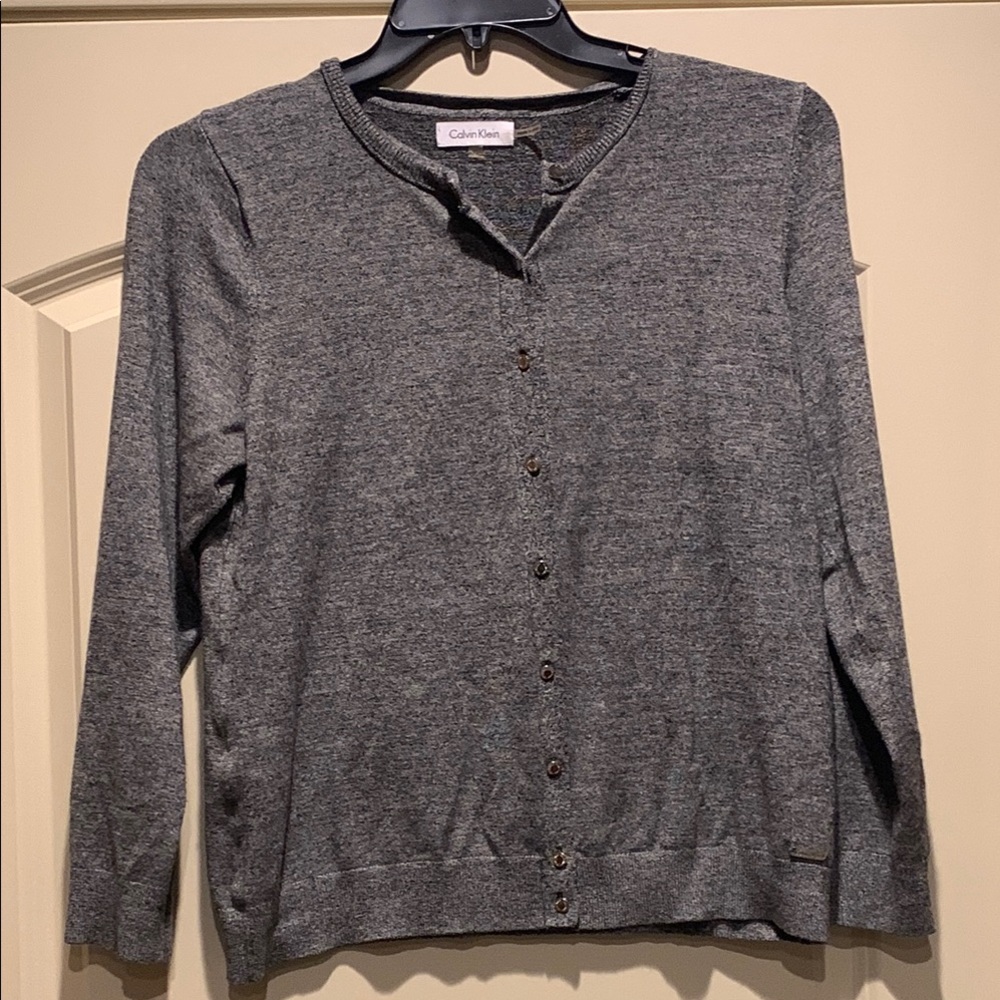 Calvin Klein Women's Gray Sweater